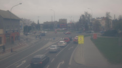 Křižovatka ulic Komenského a Velké Novosady