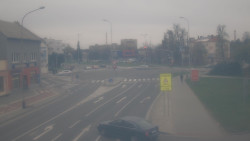 Křižovatka ulic Komenského a Velké Novosady