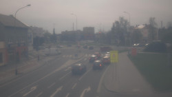 Křižovatka ulic Komenského a Velké Novosady