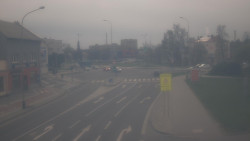 Křižovatka ulic Komenského a Velké Novosady