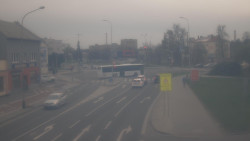 Křižovatka ulic Komenského a Velké Novosady