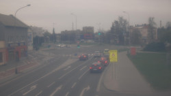 Křižovatka ulic Komenského a Velké Novosady