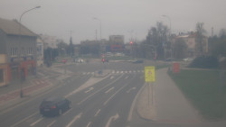 Křižovatka ulic Komenského a Velké Novosady