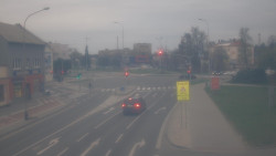 Křižovatka ulic Komenského a Velké Novosady