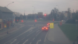 Křižovatka ulic Komenského a Velké Novosady