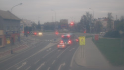 Křižovatka ulic Komenského a Velké Novosady