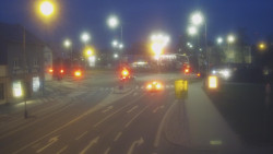 Křižovatka ulic Komenského a Velké Novosady