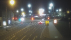 Křižovatka ulic Komenského a Velké Novosady