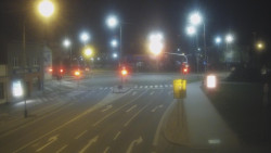 Křižovatka ulic Komenského a Velké Novosady