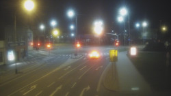 Křižovatka ulic Komenského a Velké Novosady