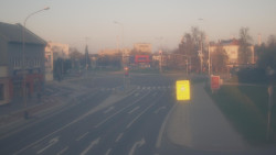 Křižovatka ulic Komenského a Velké Novosady