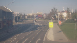 Křižovatka ulic Komenského a Velké Novosady