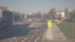 Křižovatka ulic Komenského a Velké Novosady