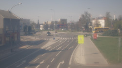 Křižovatka ulic Komenského a Velké Novosady