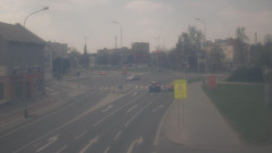 Křižovatka ulic Komenského a Velké Novosady