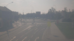 Křižovatka ulic Komenského a Velké Novosady