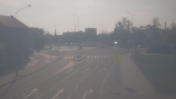 Křižovatka ulic Komenského a Velké Novosady