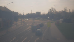 Křižovatka ulic Komenského a Velké Novosady