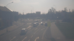 Křižovatka ulic Komenského a Velké Novosady