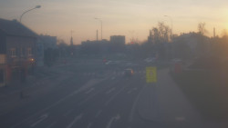 Křižovatka ulic Komenského a Velké Novosady