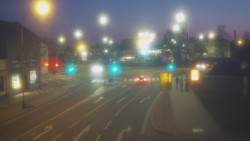 Křižovatka ulic Komenského a Velké Novosady