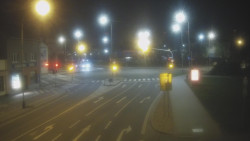 Křižovatka ulic Komenského a Velké Novosady