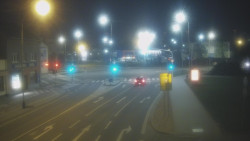 Křižovatka ulic Komenského a Velké Novosady