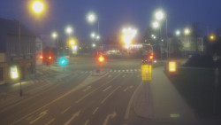 Křižovatka ulic Komenského a Velké Novosady