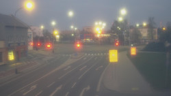 Křižovatka ulic Komenského a Velké Novosady