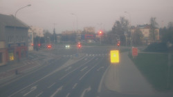 Křižovatka ulic Komenského a Velké Novosady