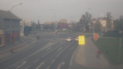 Křižovatka ulic Komenského a Velké Novosady