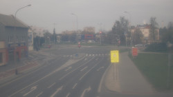 Křižovatka ulic Komenského a Velké Novosady