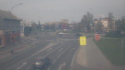 Křižovatka ulic Komenského a Velké Novosady