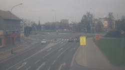 Křižovatka ulic Komenského a Velké Novosady