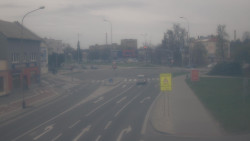 Křižovatka ulic Komenského a Velké Novosady