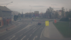 Křižovatka ulic Komenského a Velké Novosady