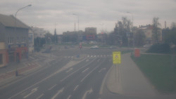 Křižovatka ulic Komenského a Velké Novosady