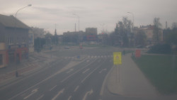 Křižovatka ulic Komenského a Velké Novosady