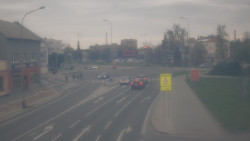 Křižovatka ulic Komenského a Velké Novosady