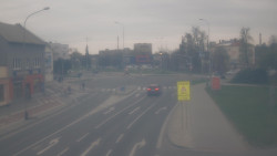 Křižovatka ulic Komenského a Velké Novosady