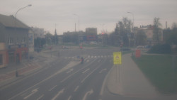 Křižovatka ulic Komenského a Velké Novosady