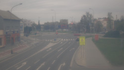 Křižovatka ulic Komenského a Velké Novosady