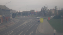 Křižovatka ulic Komenského a Velké Novosady