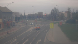 Křižovatka ulic Komenského a Velké Novosady