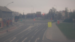 Křižovatka ulic Komenského a Velké Novosady