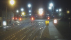 Křižovatka ulic Komenského a Velké Novosady