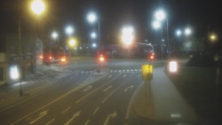 Křižovatka ulic Komenského a Velké Novosady