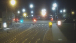 Křižovatka ulic Komenského a Velké Novosady