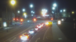 Křižovatka ulic Komenského a Velké Novosady