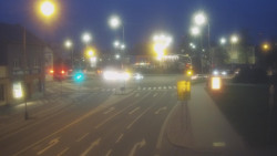 Křižovatka ulic Komenského a Velké Novosady